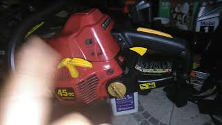 Troubleshooting a 45cc Homelite chainsaw  Typical Chain Brake Problem [upl. by Ayatnwahs]