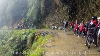 Mountain Biking Death Road Bolivia with Barracuda Biking [upl. by Nivan]