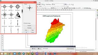 Calculate potential evapotranspiration and crop water requirement map prepare using Arc gis [upl. by Conni601]