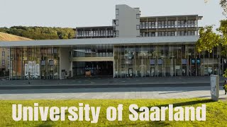 University of Saarland  Universität des Saarlandes Saarbrücken  Campus Tour  Drone View [upl. by Kowal986]