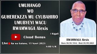 Umuhango wo Guherekeza mu Cyubahiro Umubyeyi wacu RWAMWAGA Alexis [upl. by Nya383]