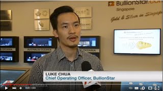 BullionStar Featured on Channel News Asia  22 Jan 2016 [upl. by Nirret813]