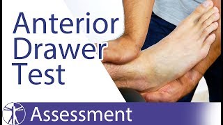 Anterior Drawer Test of the Ankle  Chronic Ankle Laxity amp Anterior Talofibular Ligament Rupture [upl. by Eedyaj]