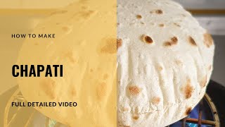 How to Make Chapati Roti  Fluffy Indian Bread [upl. by Leilah]