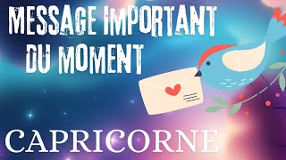 CAPRICORNE ♑️ MESSAGE IMPORTANT DU MOMENT 🔮💫 [upl. by Marleen]