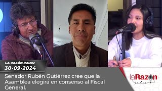 Senador Rubén Gutiérrez cree que la Asamblea elegirá en consenso al Fiscal General [upl. by Zerlina]