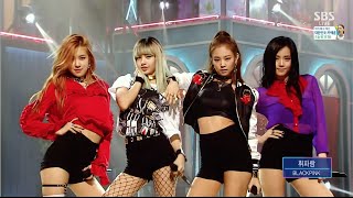 BLACKPINK  휘파람’WHISTLE 0814 SBS Inkigayo [upl. by Elicec]