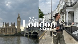 London Diary  travel VLOG first time in the city cafes amp eats hidden gems [upl. by Islek]