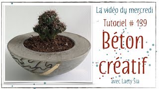 Tuto  139  Objets Déco en Béton Créatif [upl. by Gut884]