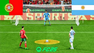 FIFA 25  RONALDO VS MESSI  PORTUGAL VS ARGENTINA  PENALTY SHOOTOUT  PS5 GAMEPLAY [upl. by Webster]