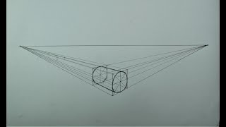 How To Draw a Cylinder in Perspective [upl. by Safoelc]