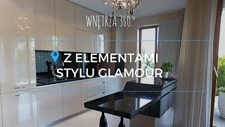 Aranżacja mieszkania z elementami stylu glamour  130 m² projekt wnętrz architekt [upl. by Eberle]