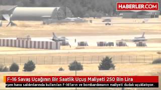 F 16 Savaş Uçağının Bir Saatlik Uçuş Maliyeti 250 Bin Lira [upl. by Nivel]