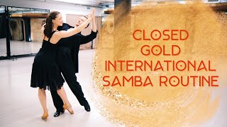 Closed Gold International Samba Routine [upl. by Sergo]