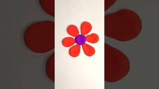 How to make polymer clay flower shortsfeed [upl. by Richia]