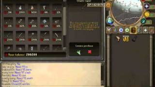 getting chaotic rapier 82 dungeoneering [upl. by Nereen]