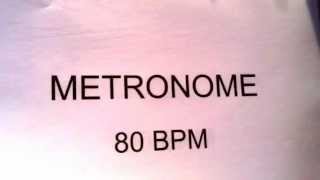 METRONOME 80 BPM [upl. by Mueller589]