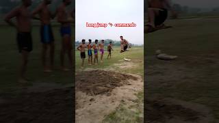 Long jump commando assam police commando longjumppractice [upl. by Arodasi]