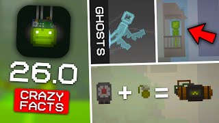 GHOSTS IN UPDATE 260 CRAZY FACTS in Melon Playground [upl. by Mulderig]