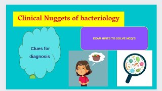 🎁Bacteriology clinical nuggets 🩺Bacteriology notes [upl. by Ilamad]