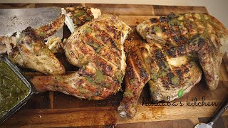 CharcoaL griLLed whole CHickeN [upl. by Hakeber]