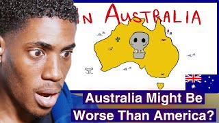 American Reacts To AUSTRALIAS DEADLIEST ANIMALS SONG [upl. by Glennie898]