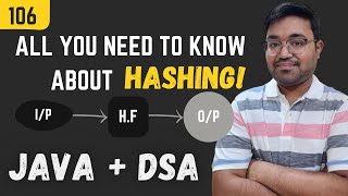 L 106 What is Hashing Concept  Java DSA Placement  FAANG [upl. by Atiuqehc]