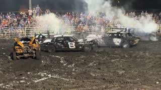 Hillsboro Kansas Demo Derby 2024 Limited Weld Class [upl. by Asiel]