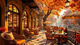 Smooth Jazz Background Music at Porch Cafe Ambience  Charming Jazz Music for Unwind Study Work [upl. by Eelyak307]