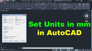 How to Set Units in mm in AutoCAD [upl. by Adachi]