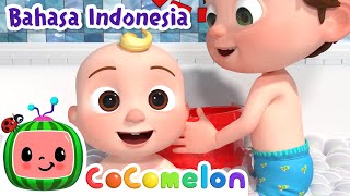 Lagu Mandi  CoComelon Bahasa Indonesia  Lagu Anak Anak [upl. by Adlitam303]