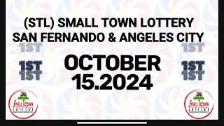 1st Draw October 15 2024 Tuesday Result  Pampanga Draw and Angeles City Draw [upl. by Ahsla]