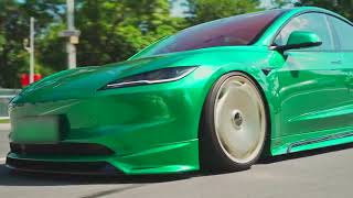 Yofer Tesla Model 3 body kit [upl. by Reis]