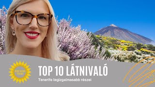 TENERIFE ÚTIFILM 🌅 TOP 10 látnivaló Tenerifén [upl. by Aihsotan]