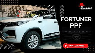 Toyota Fortuner Protected with UltrashieldX ppf at THE DETAILING MAFIA BHUBANESWAR [upl. by Ennywg116]