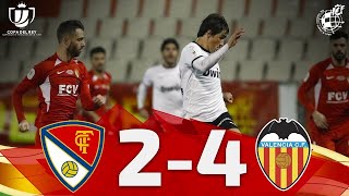 RESUMEN  FC Terrassa 24 Valencia CF  1ª eliminatoria Copa de SM el Rey [upl. by Nisior]