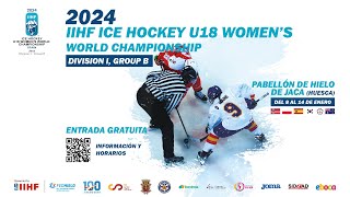 Norway  Poland  2024 IIHF Ice Hockey U18 Womens World Championship Division I Group B [upl. by Diva]