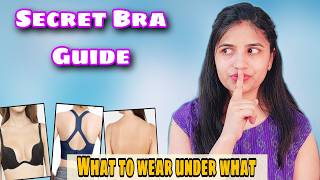 कैसे कपड़ों के साथ कैसी BRA पहने  What Bra to wear under what  lingerie guide for girls [upl. by Heiskell474]