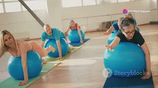 Total Body Physio Ball Workout Physio Ball Exercises [upl. by Airetnahs]