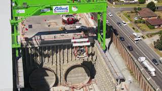 North East Link TBMs start being assembled [upl. by Darahs]