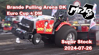 Euro Cup  DM Super Stock Brande Pulling Arena 2024 by MrJo [upl. by Akihsar39]