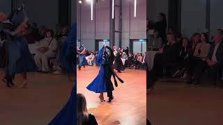 Stunning Slow Waltz 💙💙 dance waltz couple [upl. by Tracee]