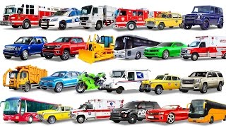 Cars Compilation for Kids Cars and Trucks Learning Street Vehicles for Kids Learn Transport [upl. by Leynad281]