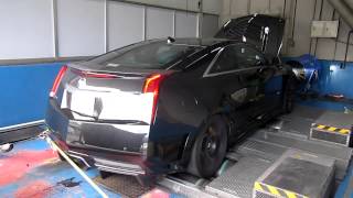 CADILLAC CTSV TUNED BY QUADDRIVE 633PS 929Kgm [upl. by Ahsenod]