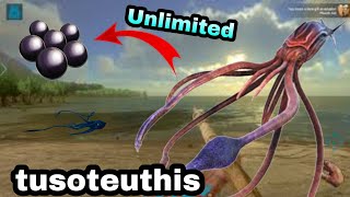 How find and get Black Pearl in Ark Survival Mobile with Tusoteuthis [upl. by Schellens567]