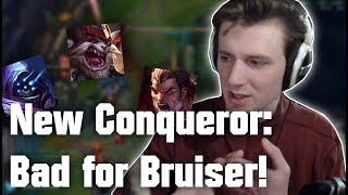 Hashinshin explains why new Conqueror is bad on Bruisers [upl. by Elletsyrk345]