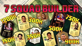 FIFA 19 7 SQUAD BUILDER 150K 300K 350K 500K 750K 900K 12M SQUAD BUILDER HYBRID FIFA 19 [upl. by Fortin]