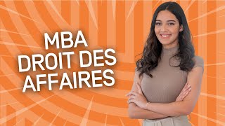 Tout savoir sur les formations  MBA DROIT DES AFFAIRES ⚖️📚 [upl. by Heer]