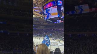 New York Rangers Goal Song “Slapshot” at Madison Square Garden vs Arizona Coyotes October 16 2023 [upl. by Frisse830]