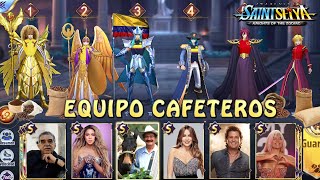 EQUIPO LOS CAFETEROS VAMOS TEAM COLOMBIA Saint Seiya Awakening KOTZ [upl. by Porty]